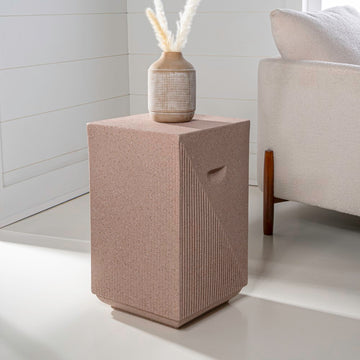 Adrian 20.75" Contemporary Minimalist Square Accent Table - JONATHAN Y
